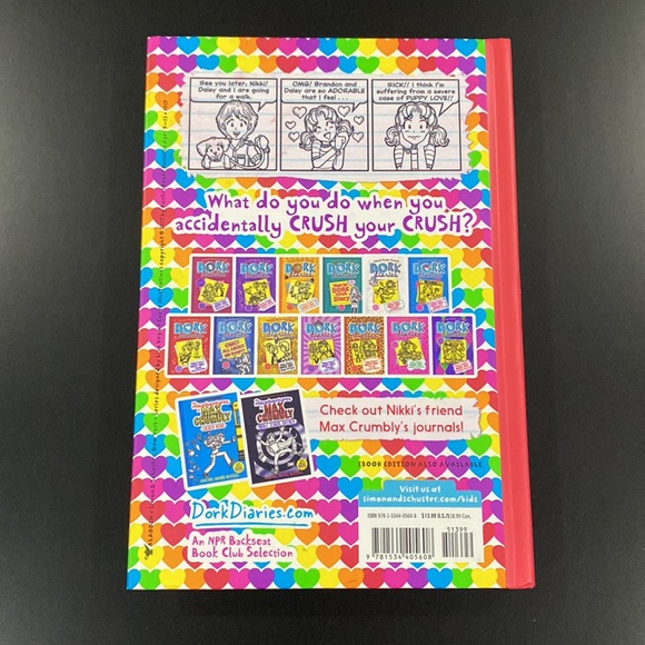 Dork Diaries #12: Tales from a Not So Secret Crush Catastrophe - Hardcover Novel - Picture 2 of 4